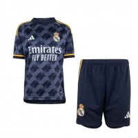 Camisa de time de futebol Real Madrid Replicas 2º Equipamento Infantil 2023-24 Manga Curta (+ Calças curtas)